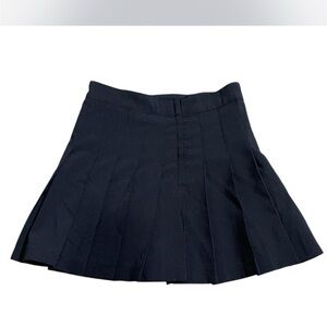 Classic Black Pleated Skirt